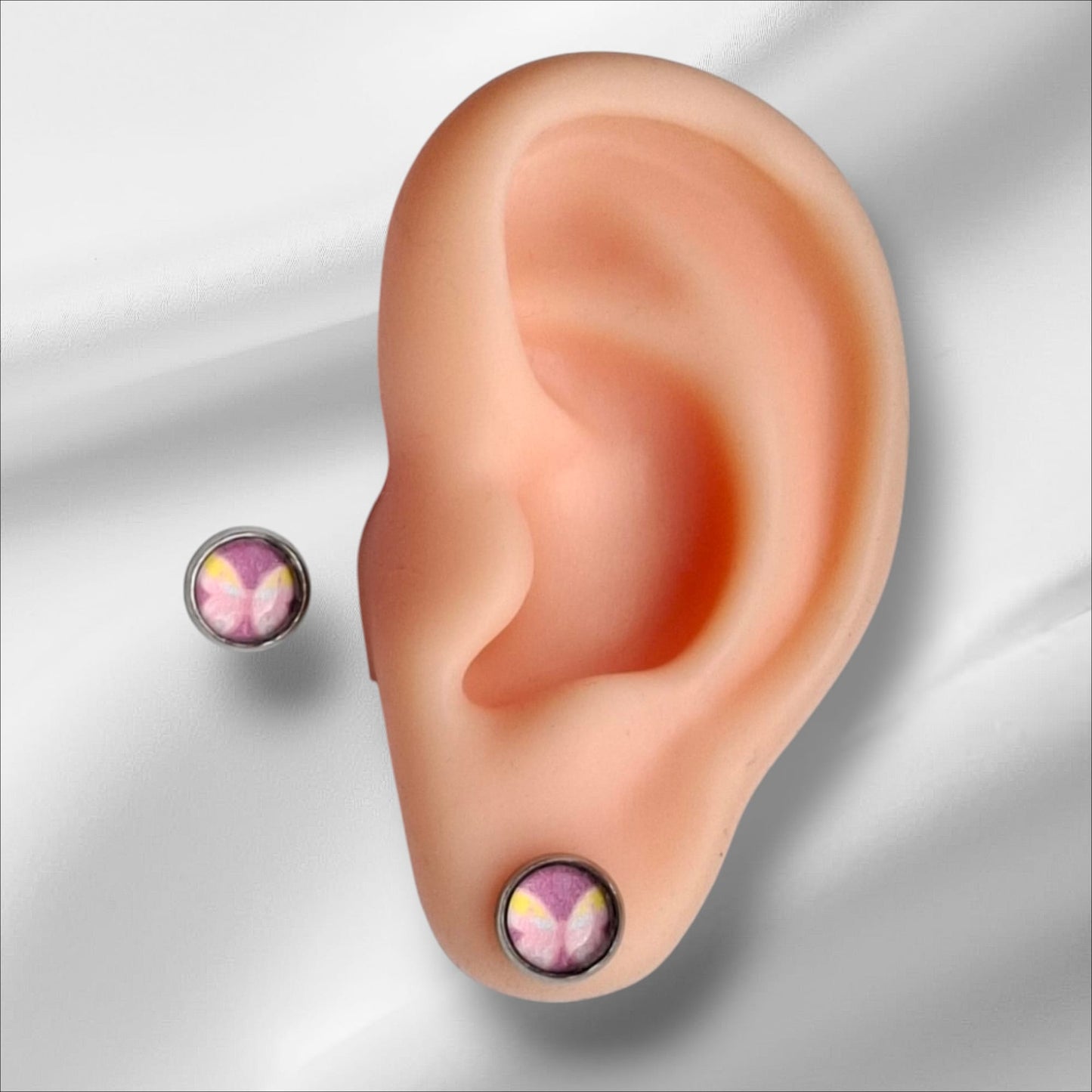 Cabochon Ohrstecker 8mm Kindermotive