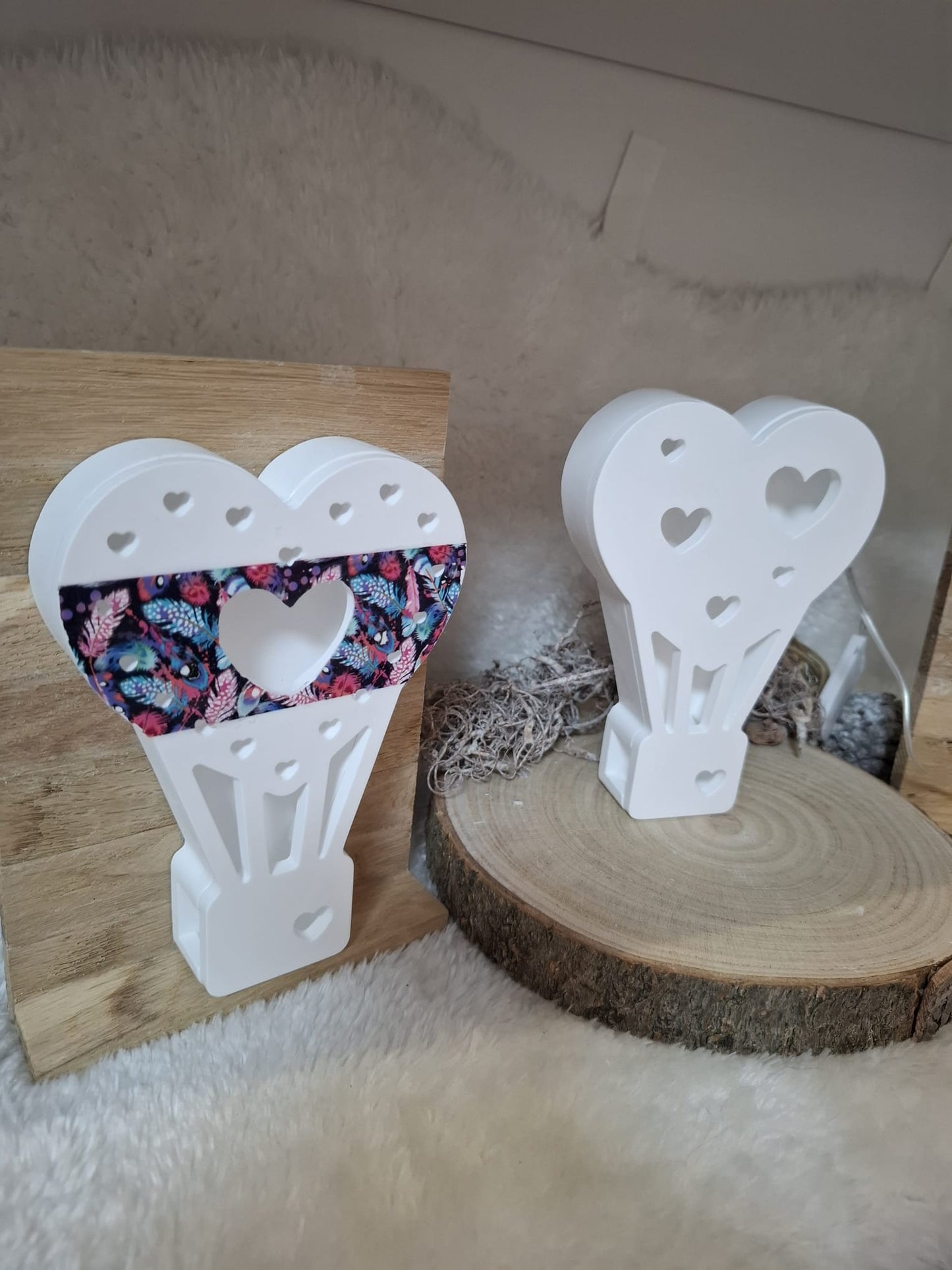 Ballon Aufsteller mit Holzwand