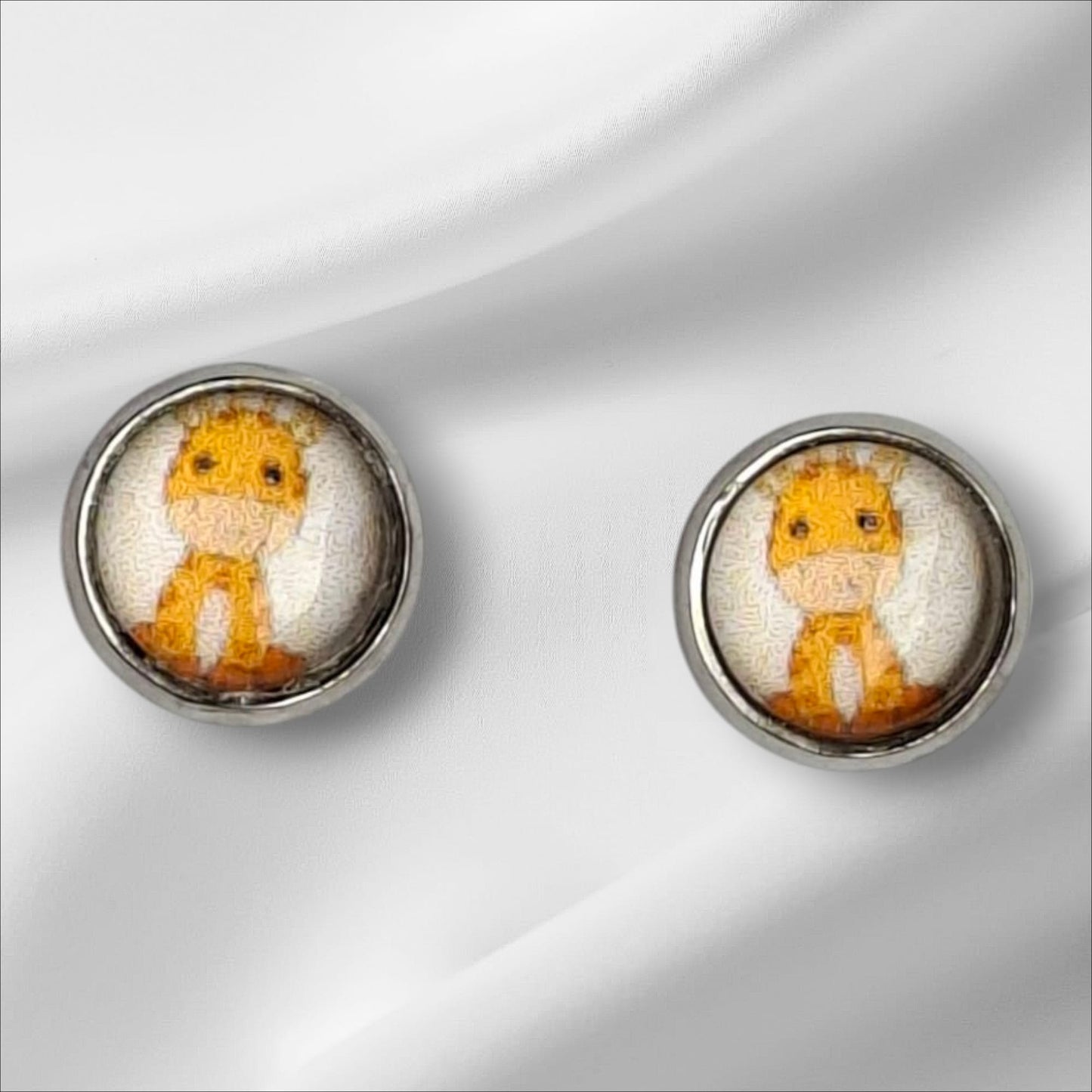Cabochon Ohrstecker 8mm Kindermotive