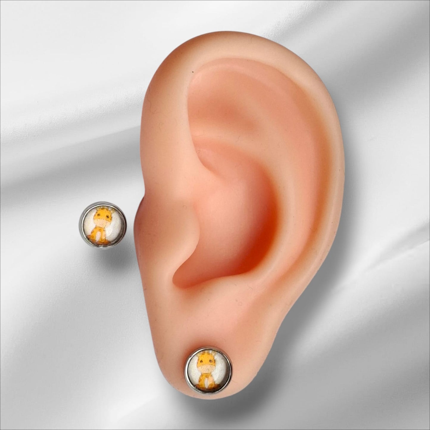 Cabochon Ohrstecker 8mm Kindermotive