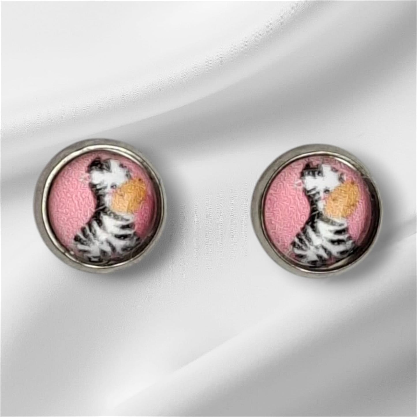 Cabochon Ohrstecker 8mm Kindermotive