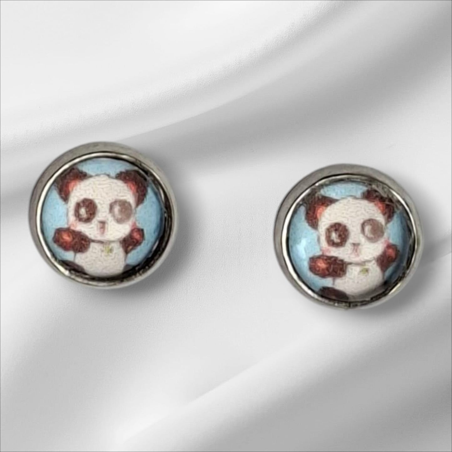 Cabochon Ohrstecker 8mm Kindermotive