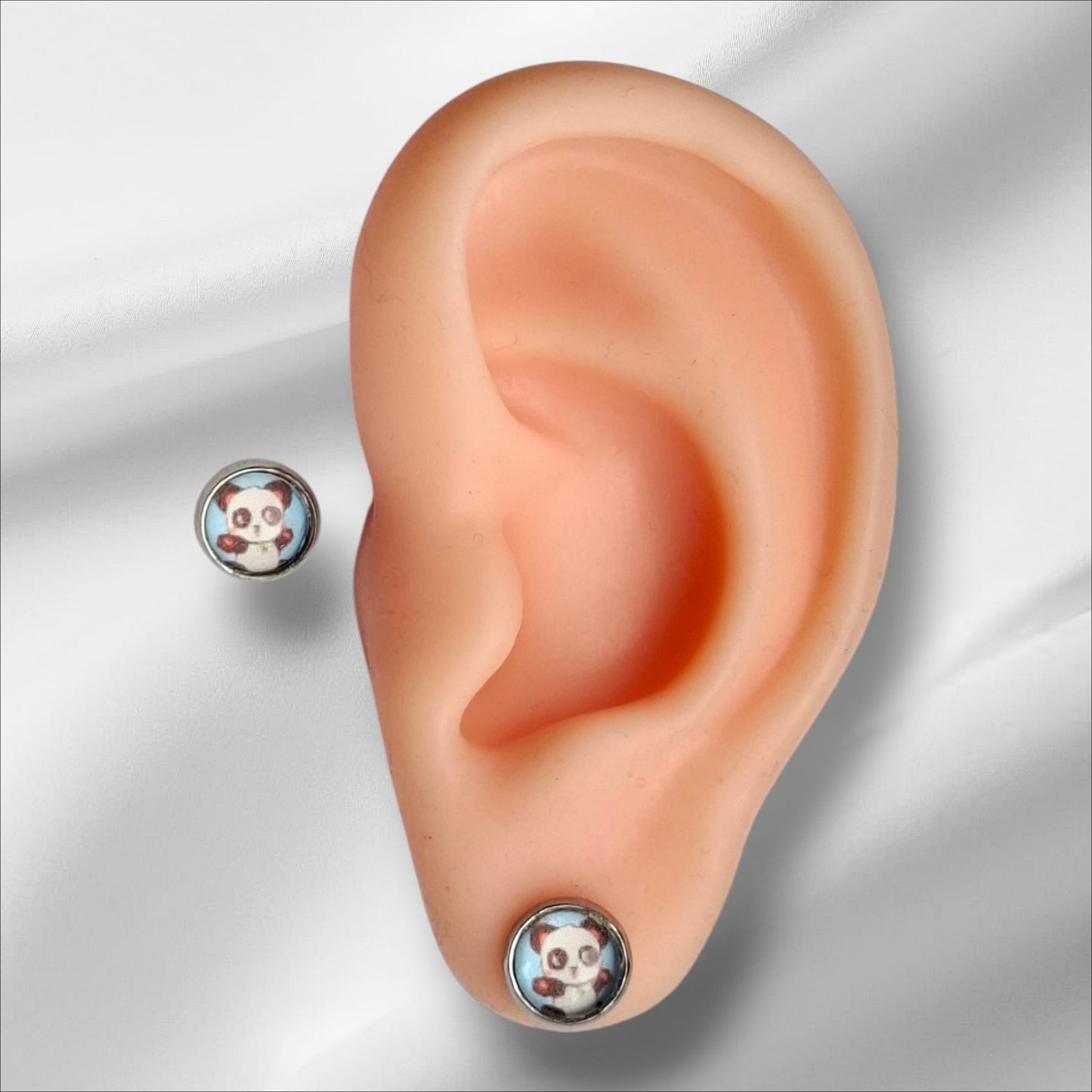 Cabochon Ohrstecker 8mm Kindermotive