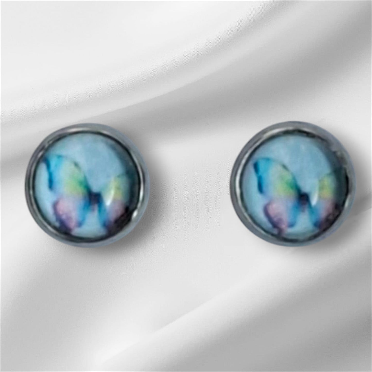 Cabochon Ohrstecker 8mm Kindermotive