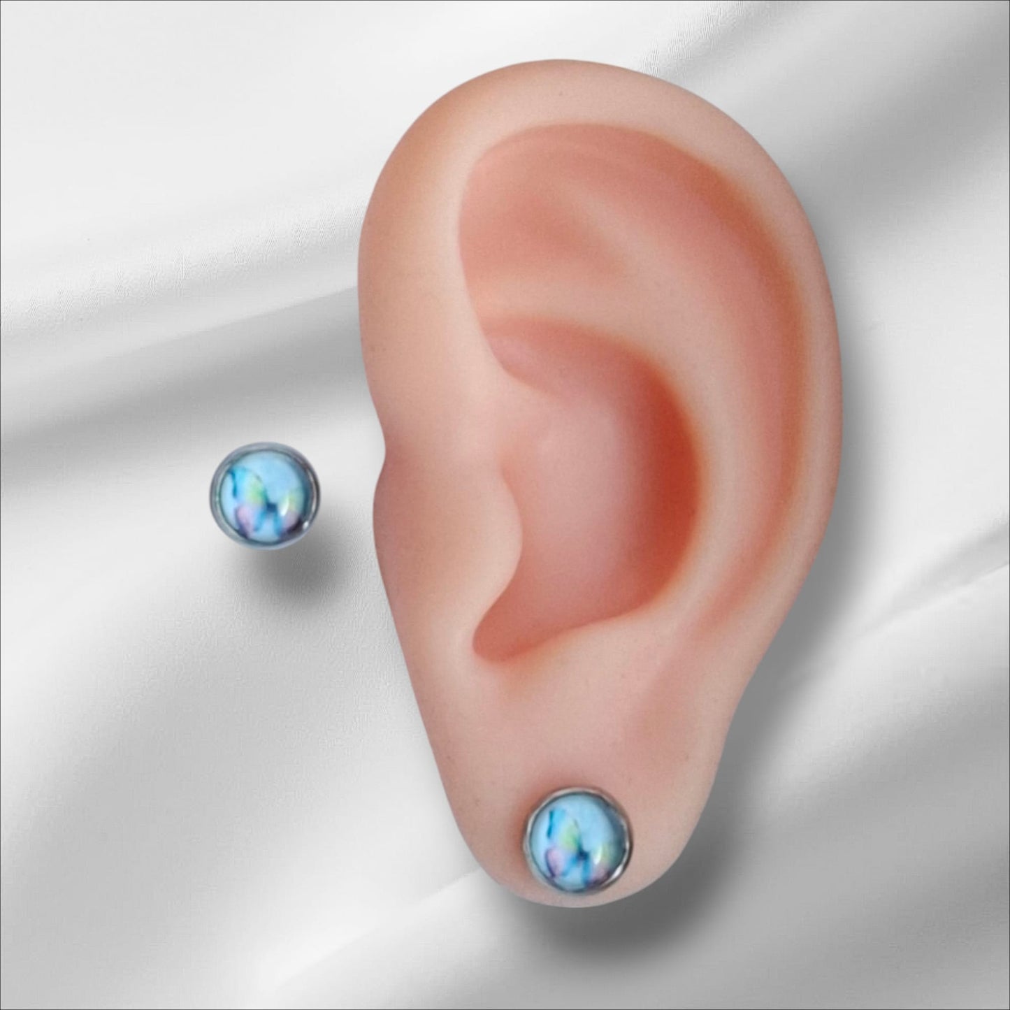 Cabochon Ohrstecker 8mm Kindermotive