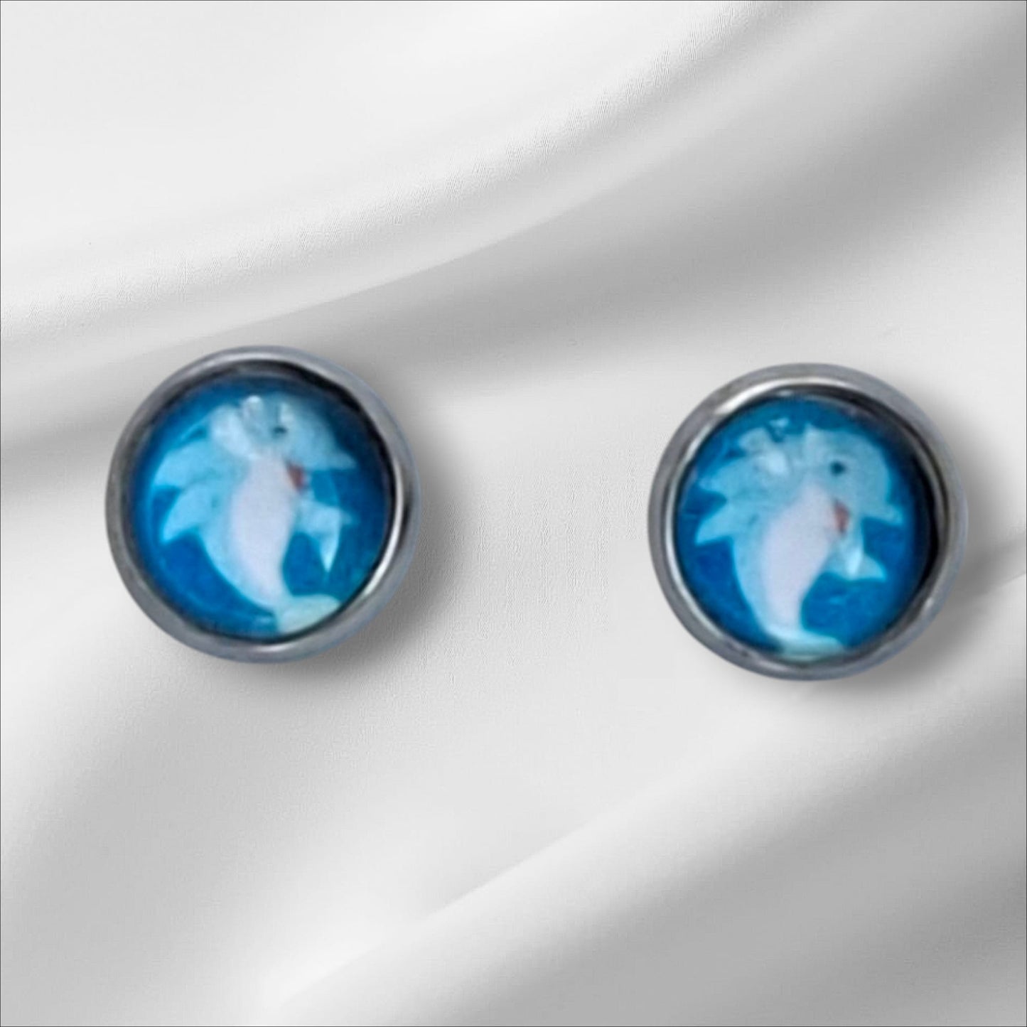 Cabochon Ohrstecker 8mm Kindermotive