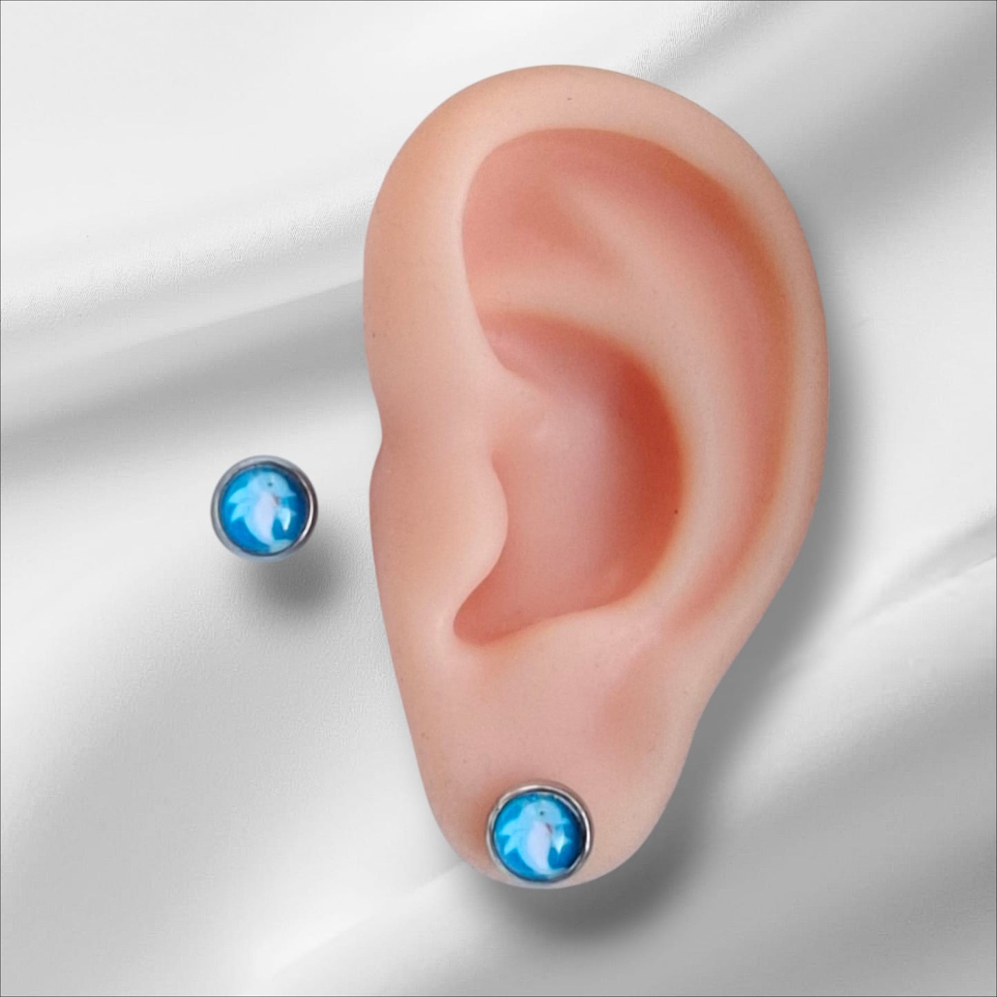Cabochon Ohrstecker 8mm Kindermotive