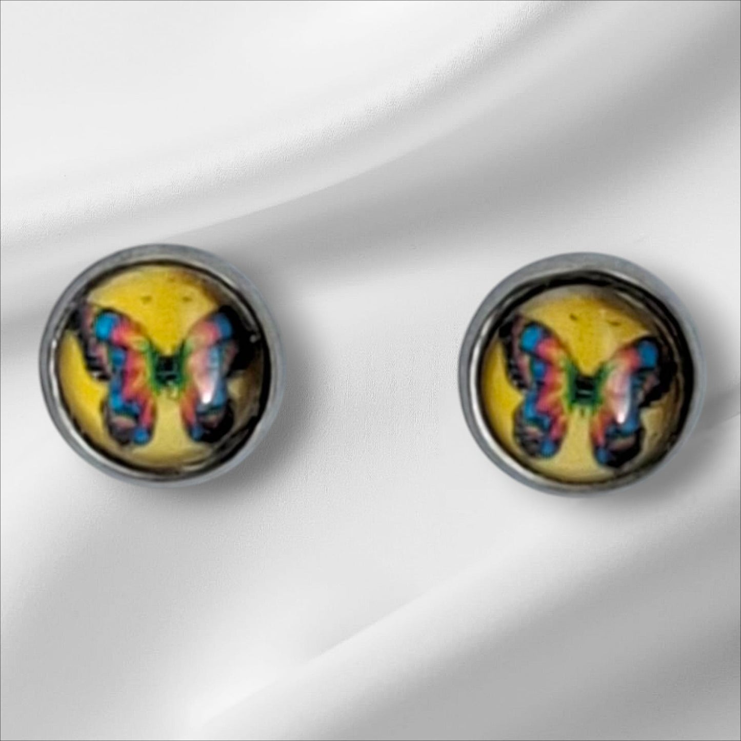 Cabochon Ohrstecker 8mm Kindermotive