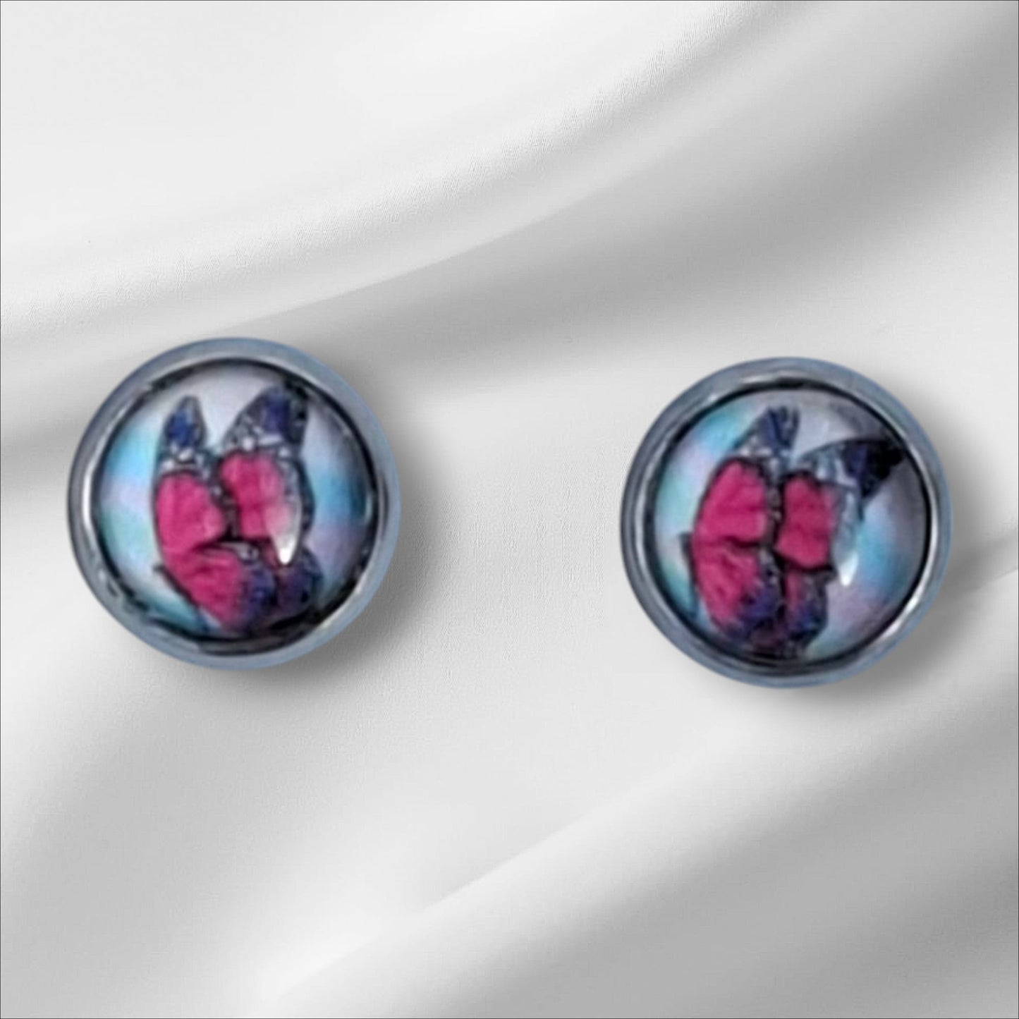 Cabochon Ohrstecker 8mm Kindermotive