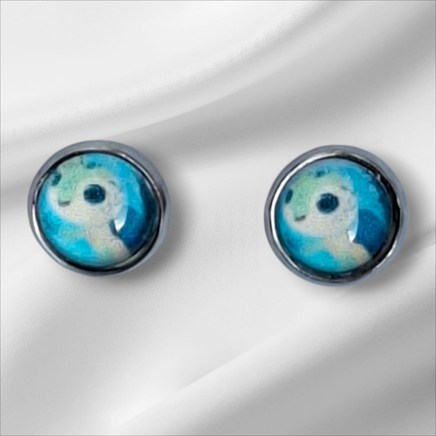 Cabochon Ohrstecker 8mm Kindermotive
