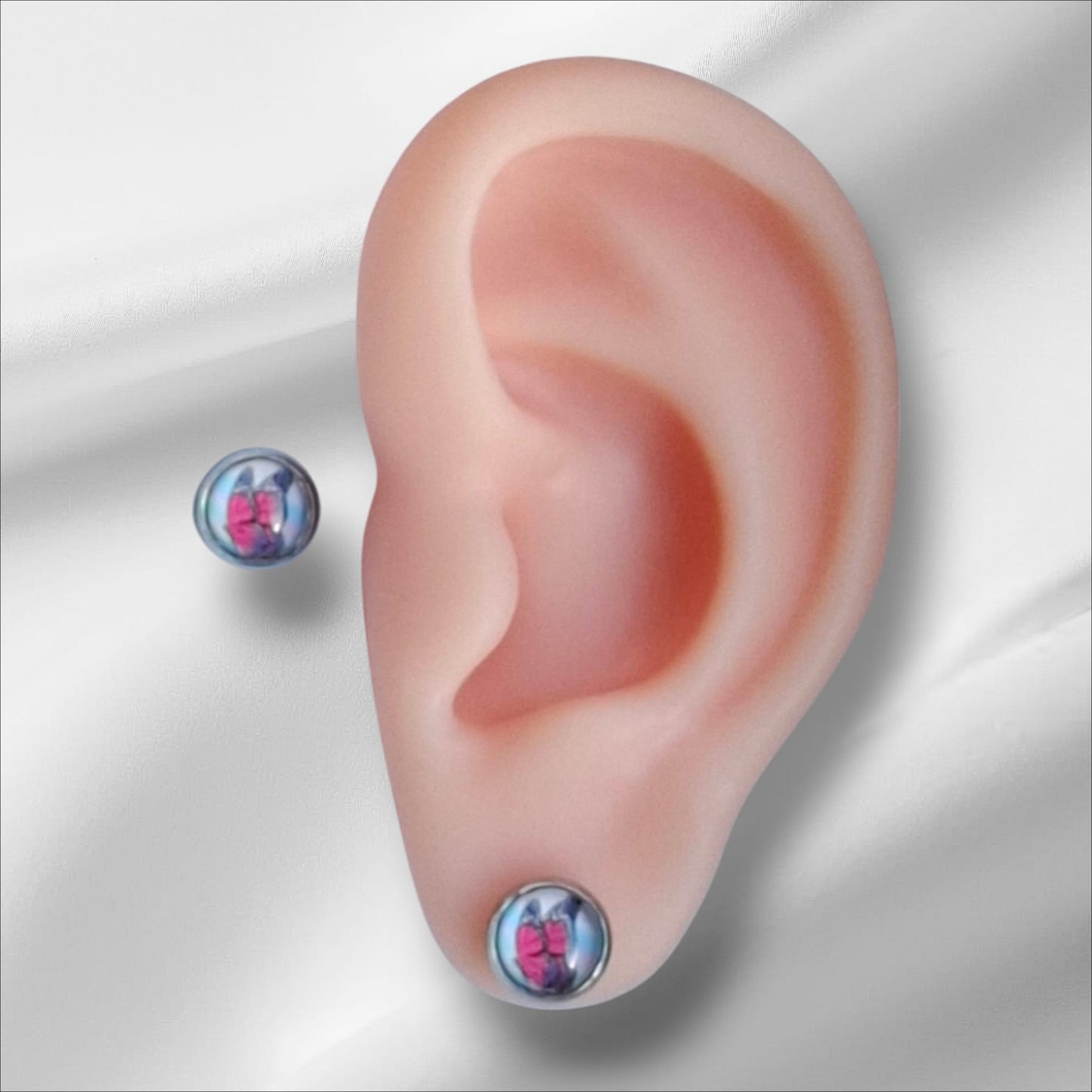 Cabochon Ohrstecker 8mm Kindermotive
