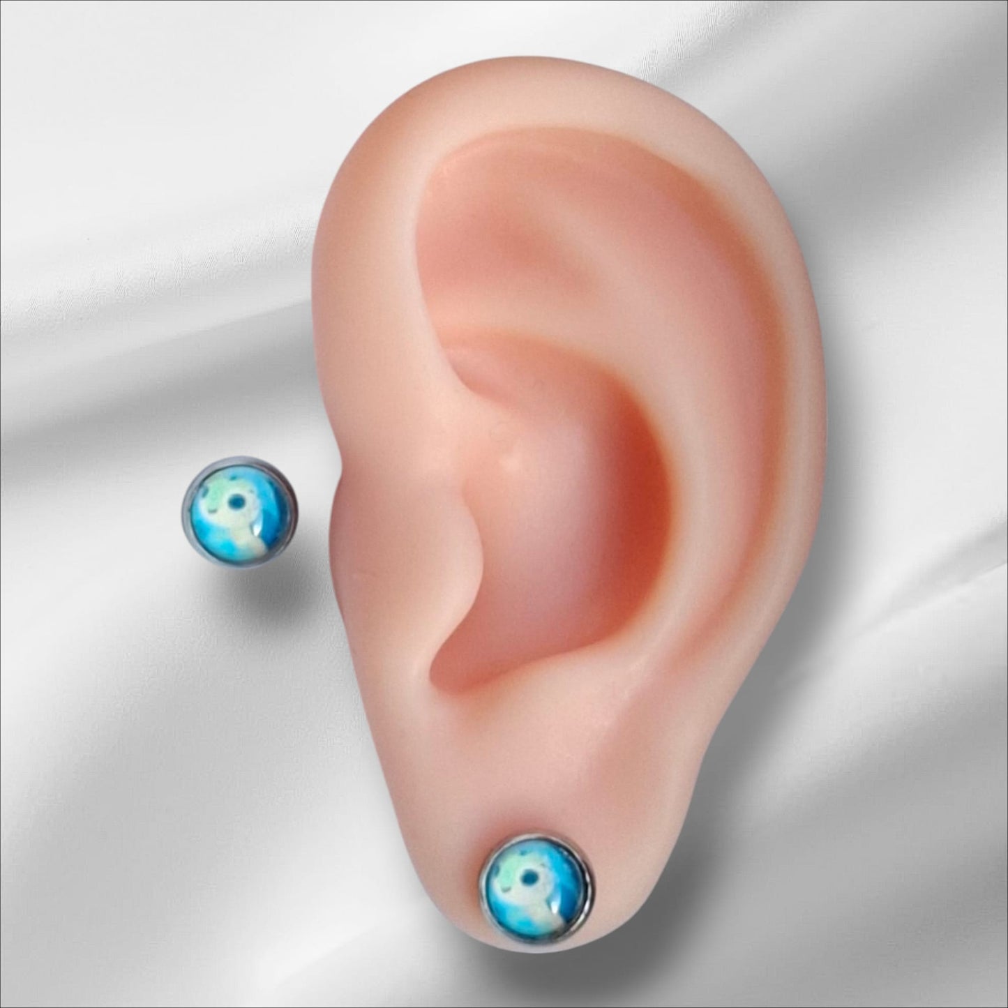 Cabochon Ohrstecker 8mm Kindermotive