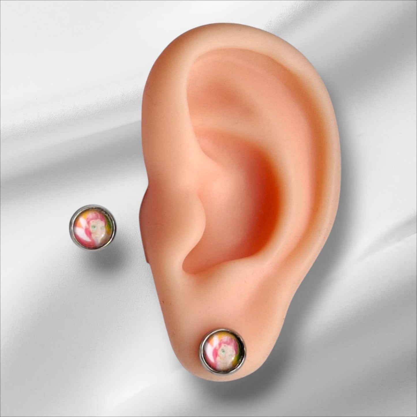 Cabochon Ohrstecker 8mm Kindermotive