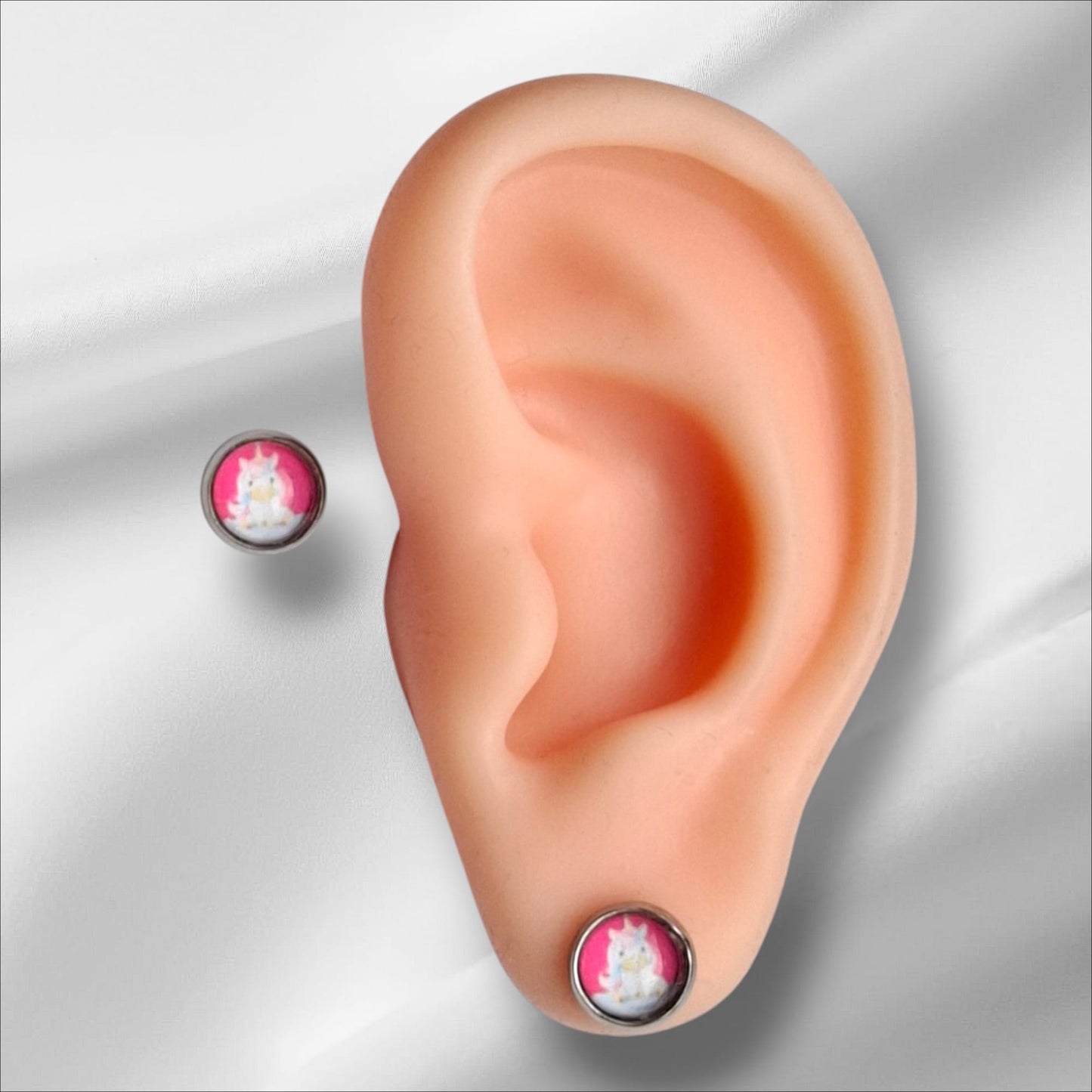 Cabochon Ohrstecker 8mm Kindermotive