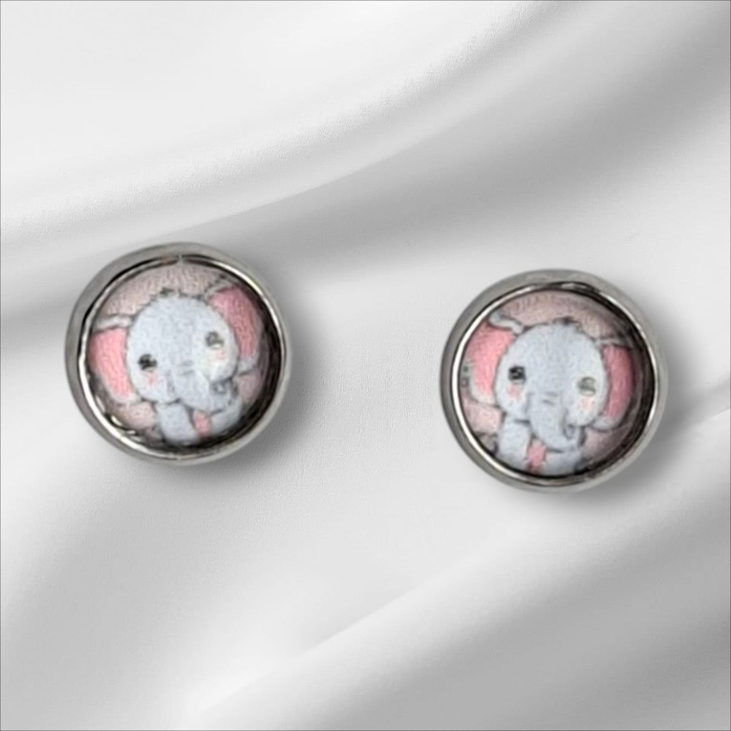 Cabochon Ohrstecker 8mm Kindermotive