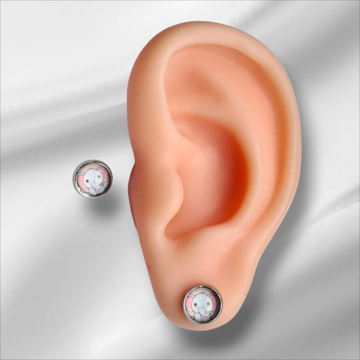 Cabochon Ohrstecker 8mm Kindermotive