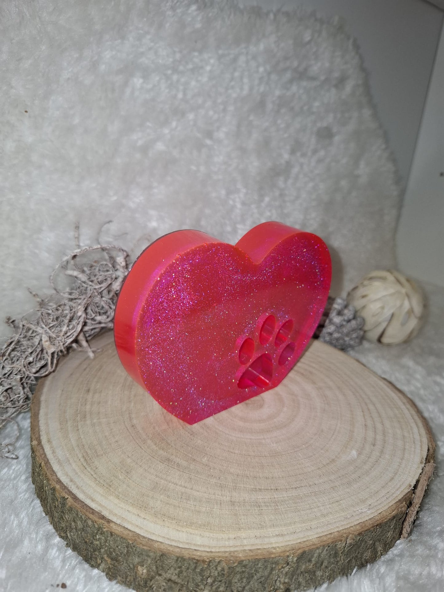 Herz Pfoten Aufsteller