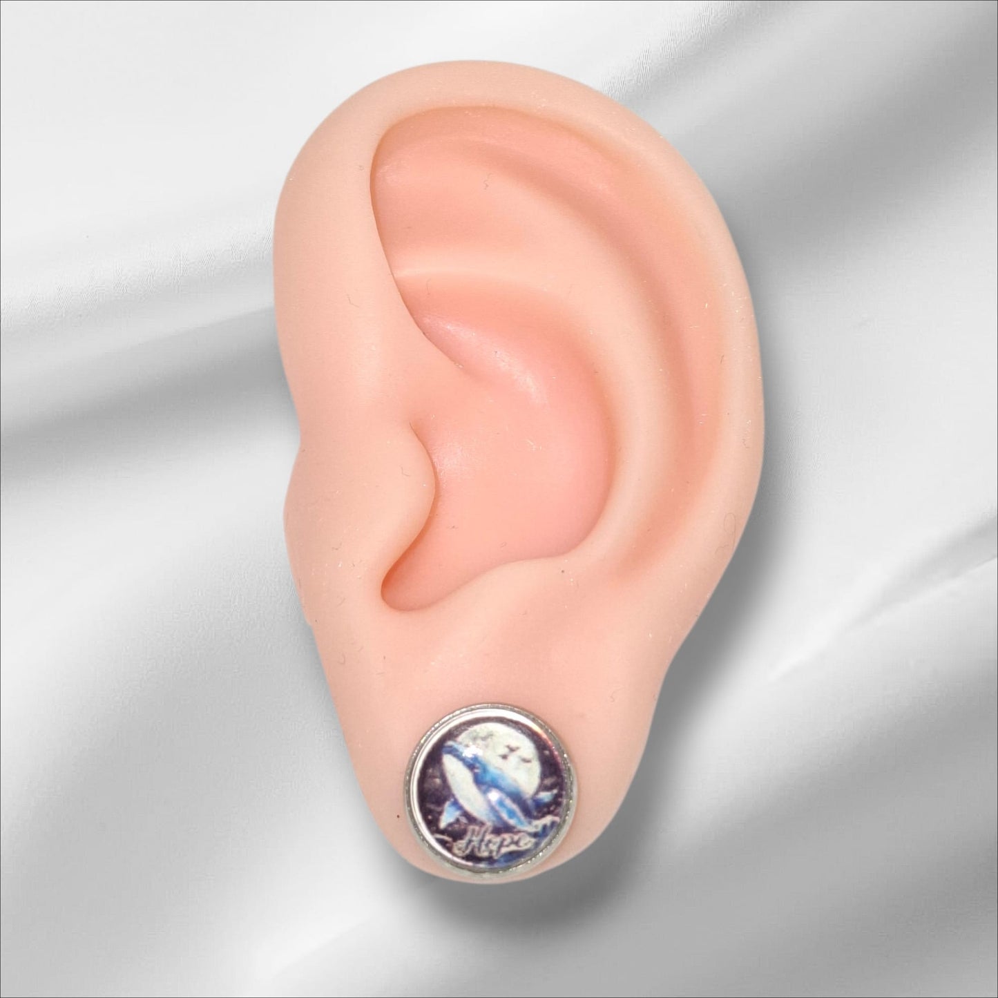 HOPE Ohrstecker 12mm Cabochon