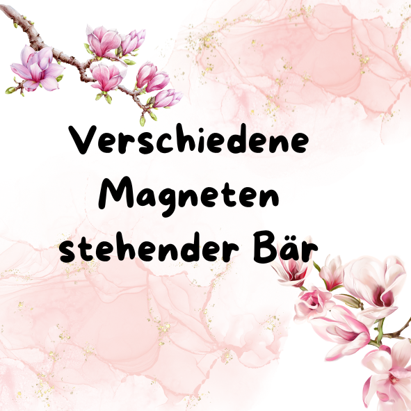 Magnet stehender Bär