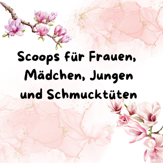 Überraschungs Scoops und Schmucktüten