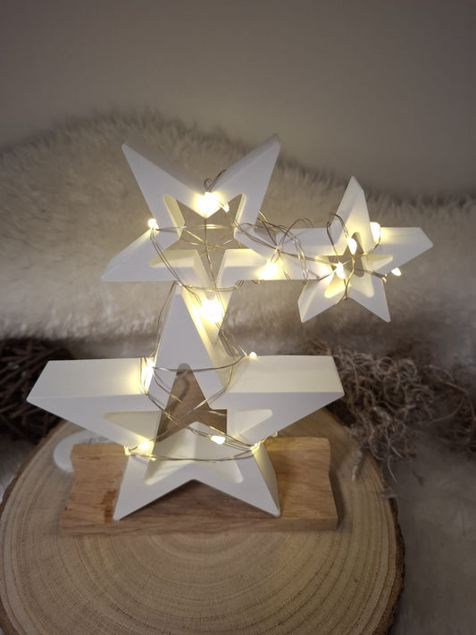 Sterne 3er Set Dekoration