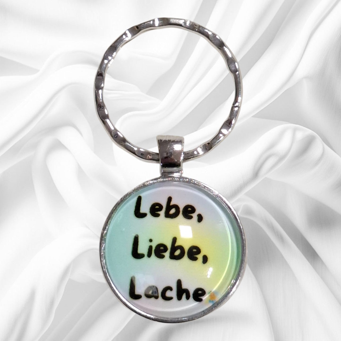 Schlüsselanhänger Merch Cabochon Edelstahl