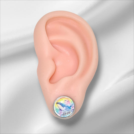 HOPE Ohrstecker 12mm Cabochon