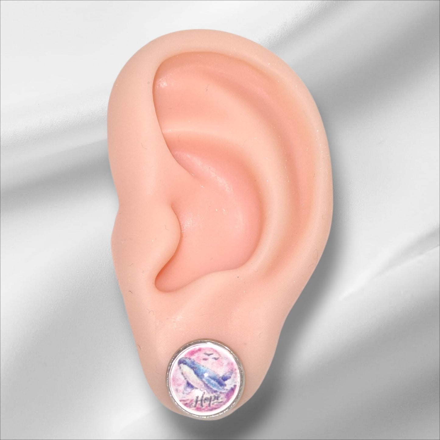 HOPE Ohrstecker 12mm Cabochon