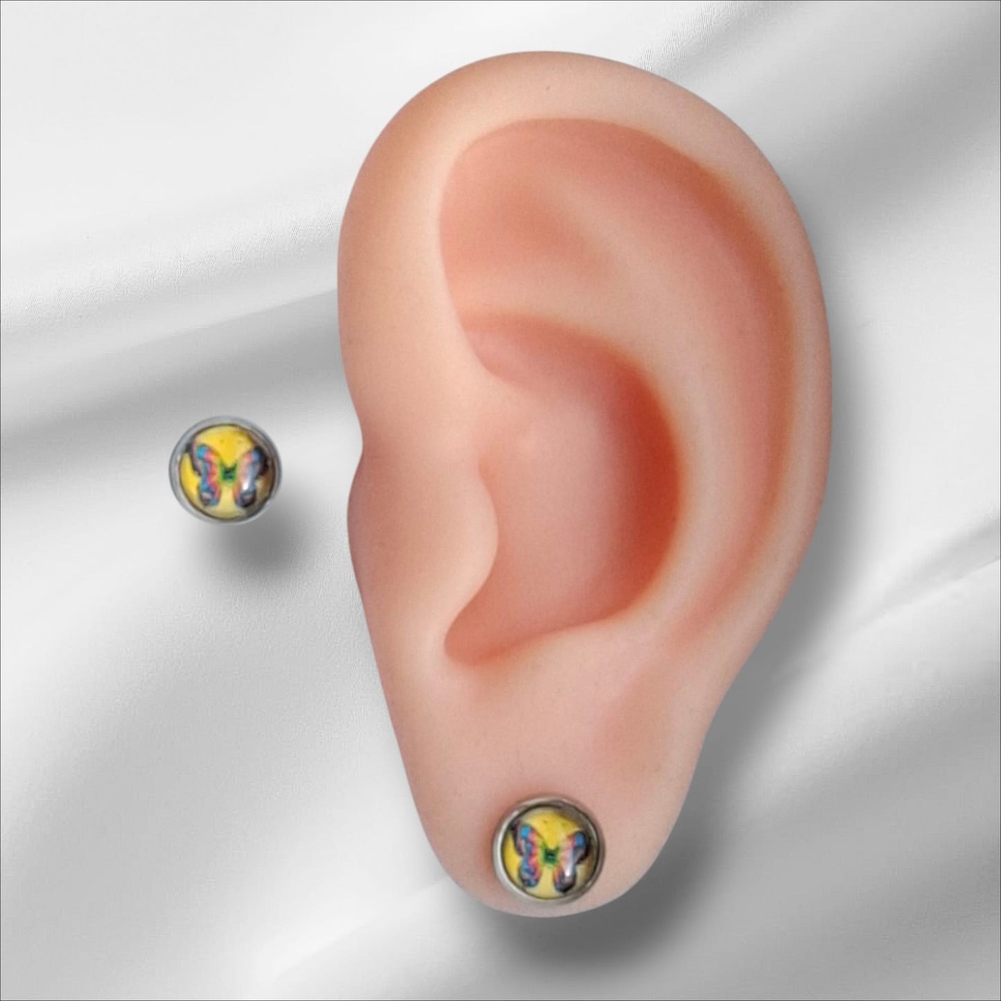 Cabochon Ohrstecker 8mm Kindermotive