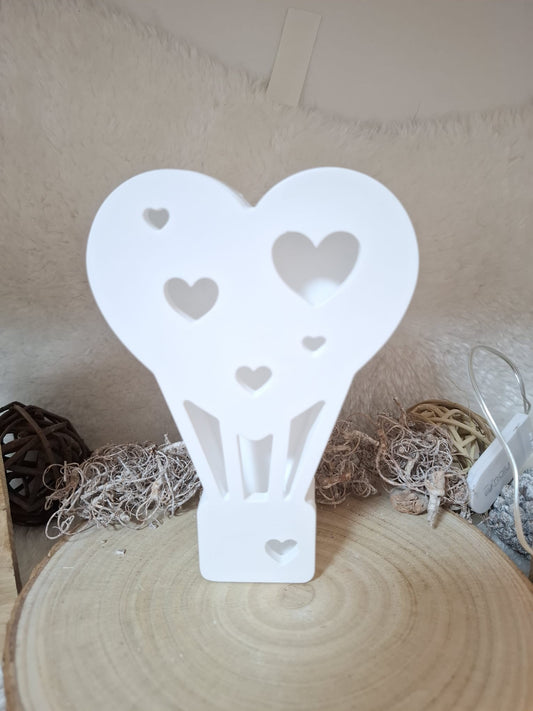 Ballon Aufsteller mit Holzwand