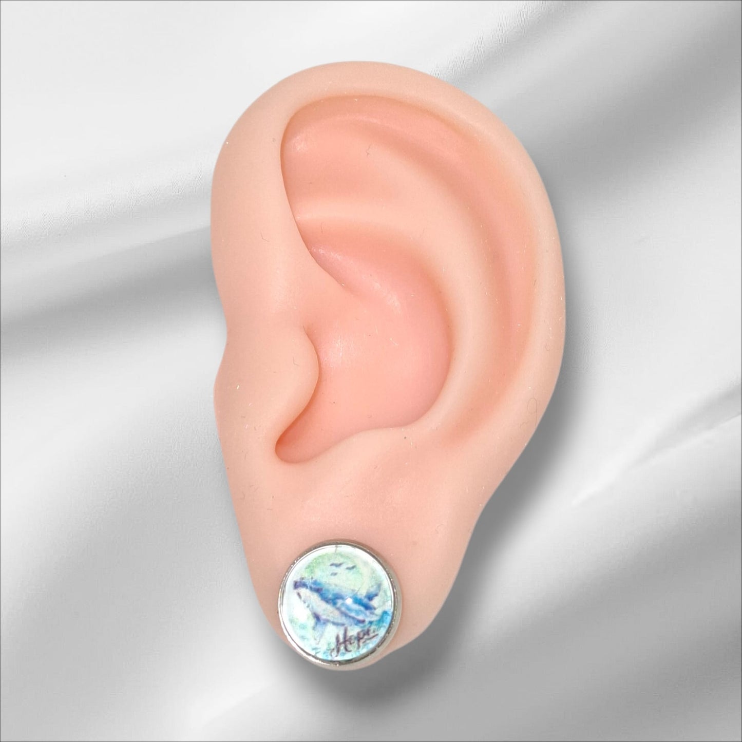 HOPE Ohrstecker 12mm Cabochon