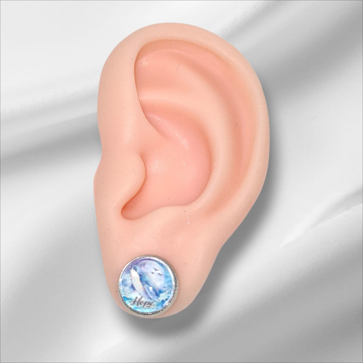 HOPE Ohrstecker 12mm Cabochon